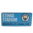 Manchester City FC fém utcanévtábla 40x18cm