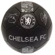 Kép 2/3 - Chelsea FC fekete focilabda, aláírásokkal