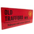 Kép 1/3 - Manchester United FC fém utcanévtábla 40x18cm, RED