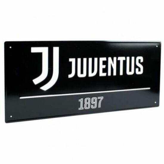 Juventus FC fém utcanévtábla 40x18cm